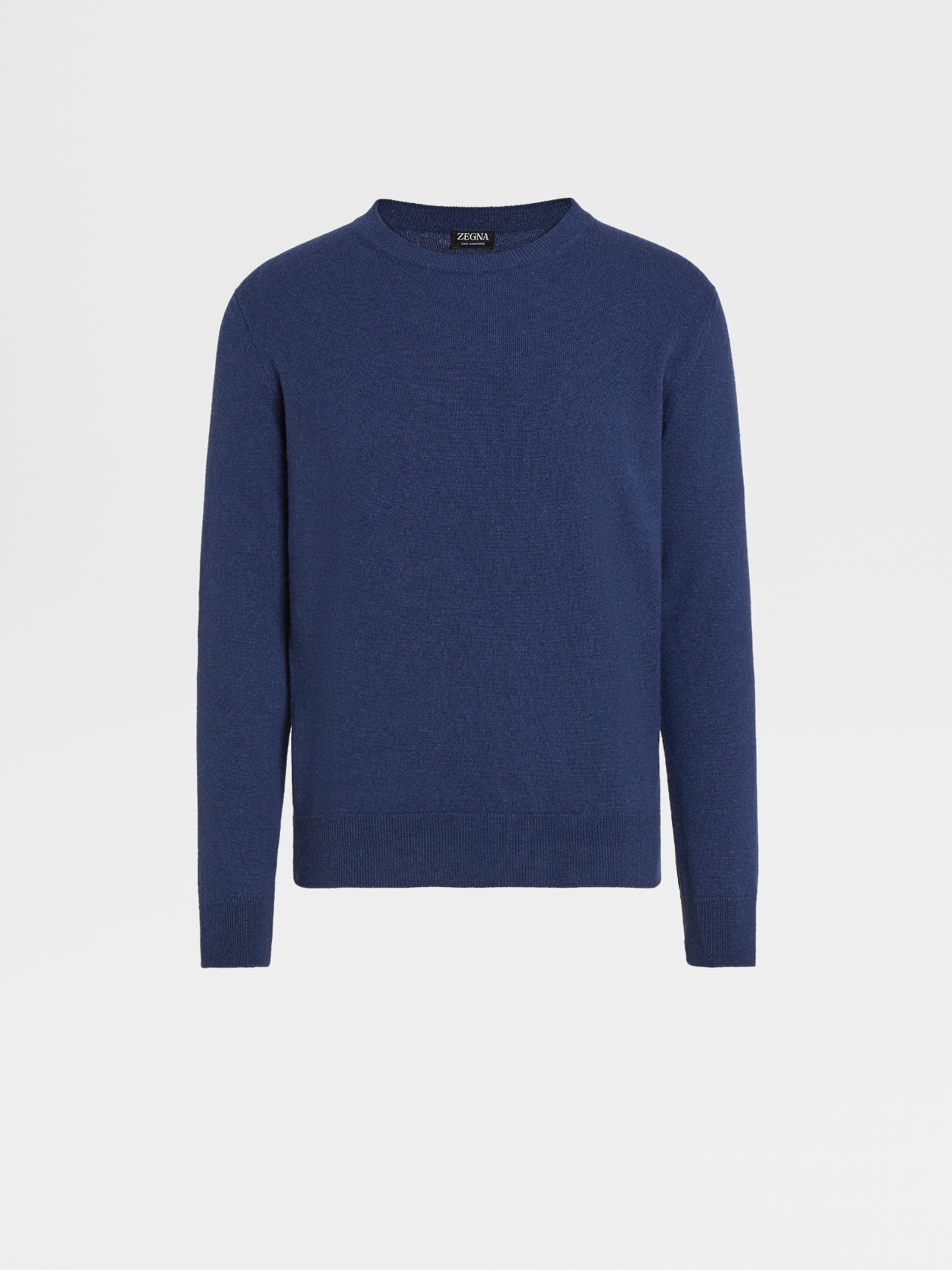 Jersey Oasi Cashmere con Cuello Redondo Color Azul